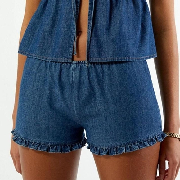 Pacsun Ruffle Micro Shorts - Picture 4 of 4